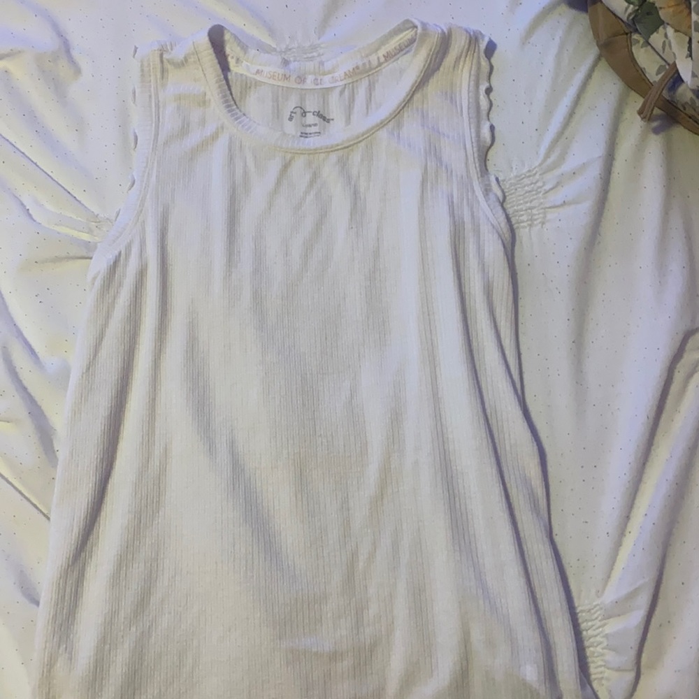 kids tank top with ruffles